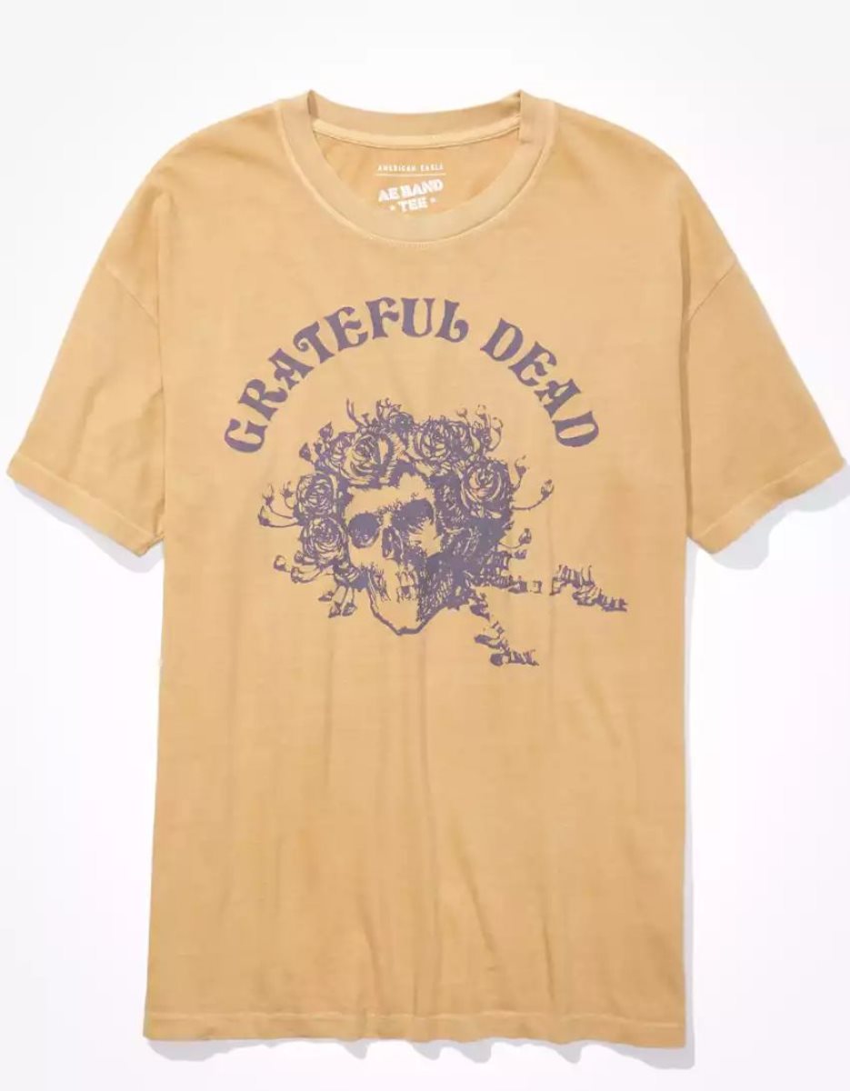 T Shirts American Eagle AE Oversized Grateful Dead Graphique Tee Multicolore Femme | DON-40964622